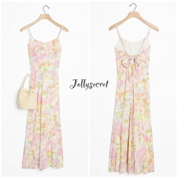 Anthropologie multi color dyed midi dress - Picture 6 of 14